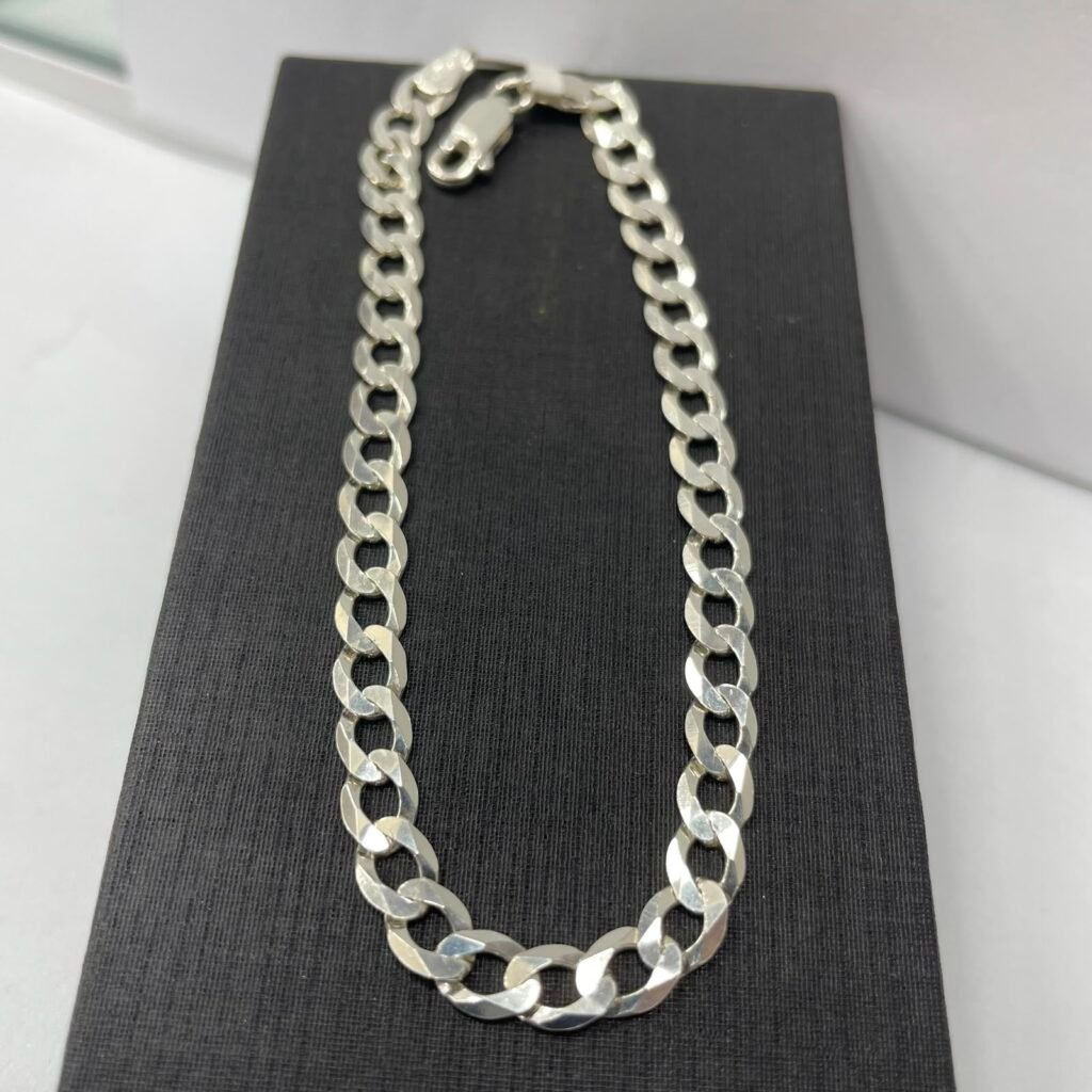 PULSEIRA GROUMET PRATA 925K C/21CM-101196