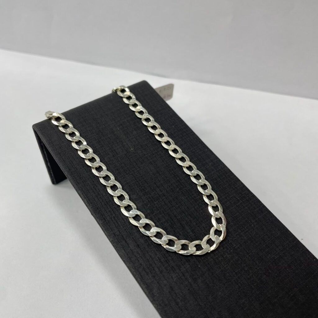 PULSEIRA GROUMET EM PRATA 925 E 22CM- 101219