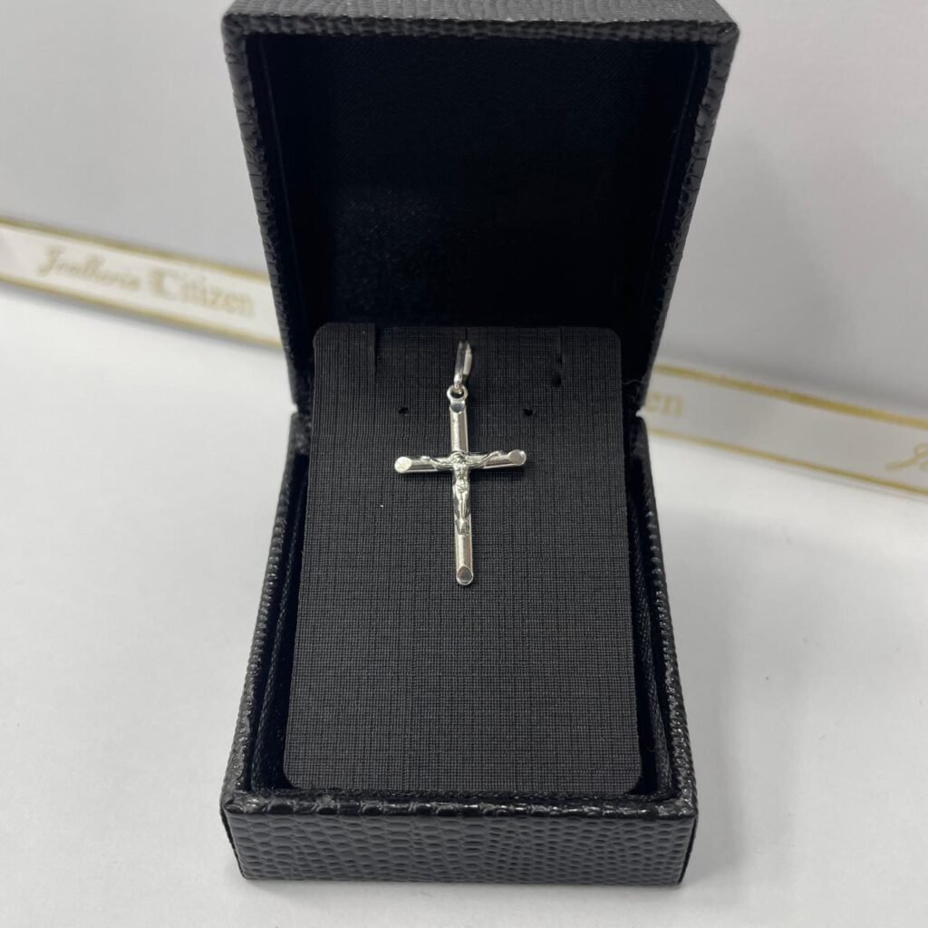 PINGENTE CRUZ COM CRISTO EM PRATA 925- 104838PG