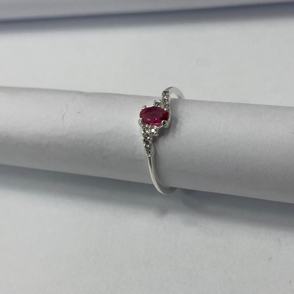 ANEL EM PRATA 925- 104951- ROSA