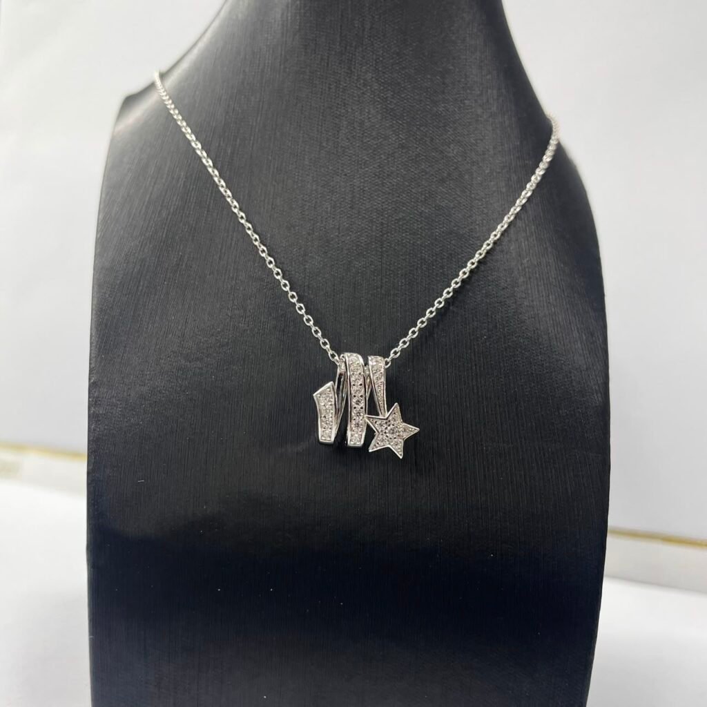 CORRENTE C/ PINGENTE ESTRELA PRATA 925K-3022554161540
