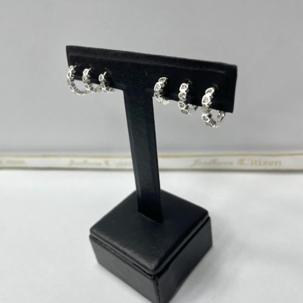 TRIO DE ARGOLAS EM PRATA 925- 4169199