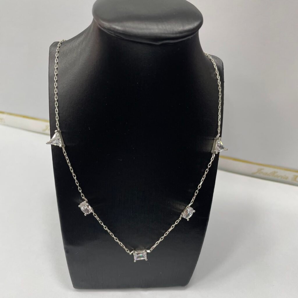COLAR EM PRATA 925 COM 5 PINGENTES- 459079-CR