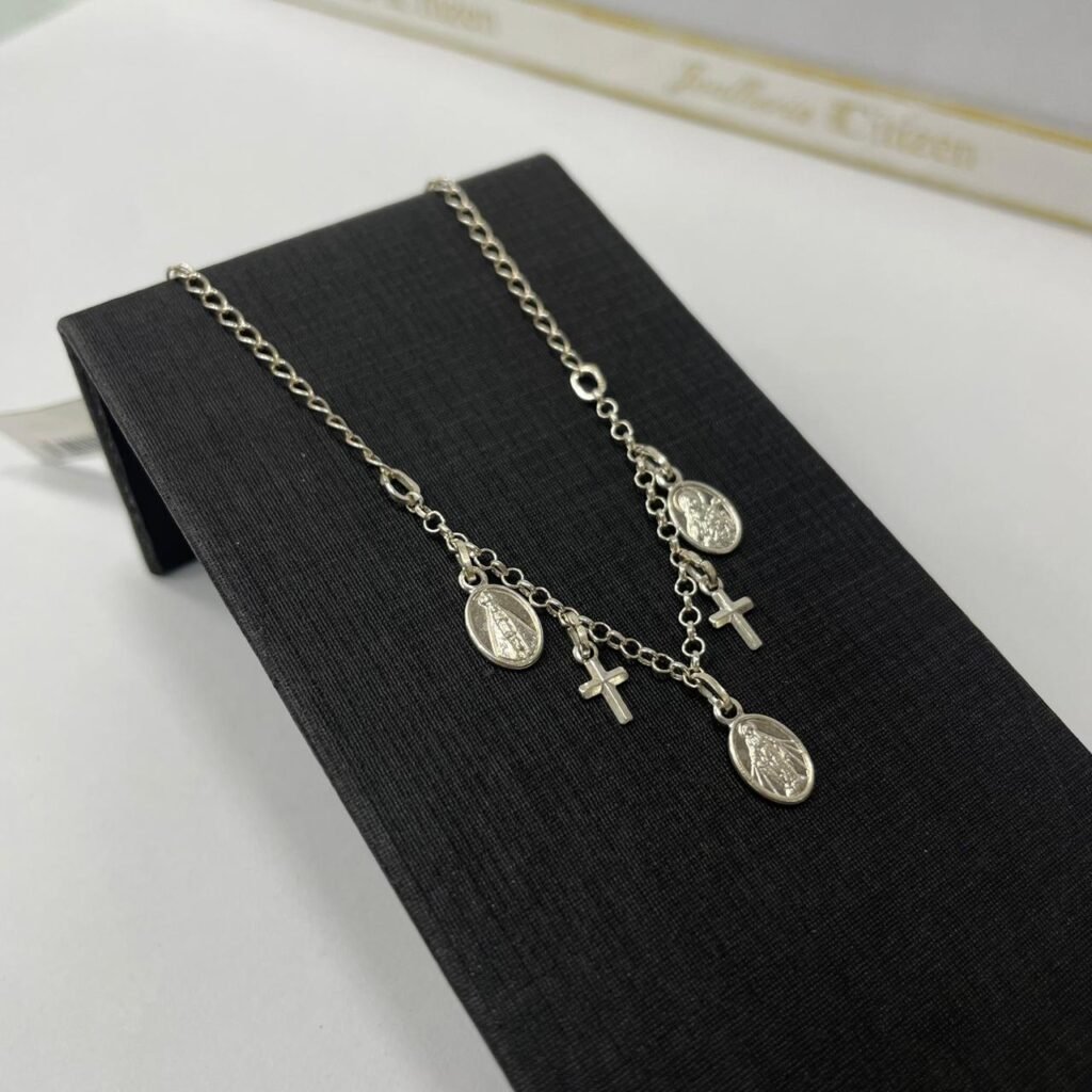 PULSEIRA EM PRATA 925 RELIGIOSA- 476099PS