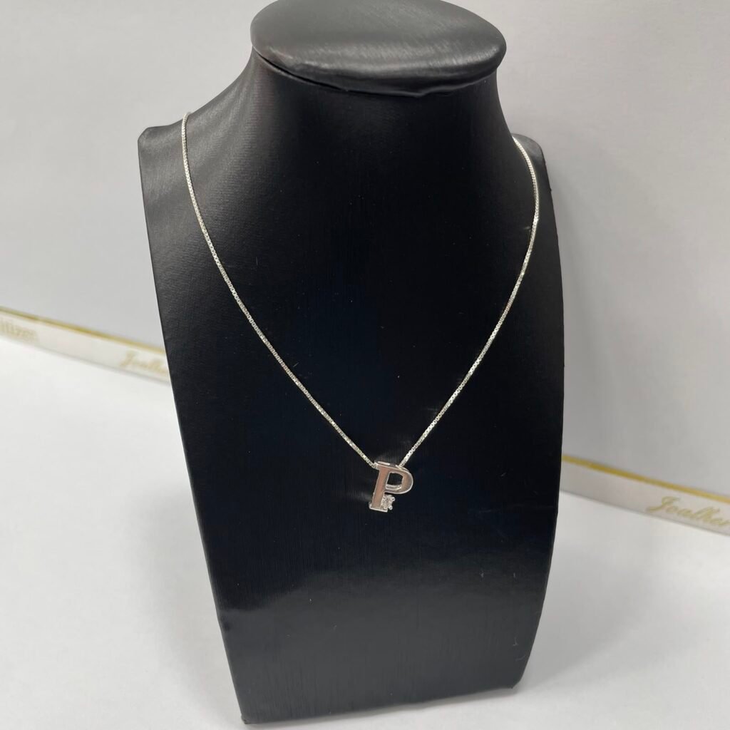 CORRENTE EM PRATA 925 COM LETRA P- 85304-CR