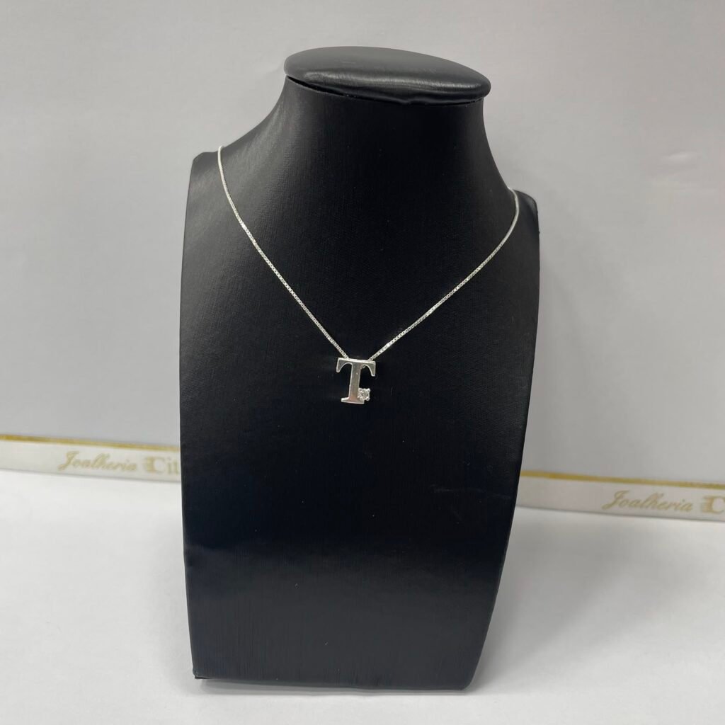CORRENTE EM PRATA 925 COM LETRA T- 85304-CR