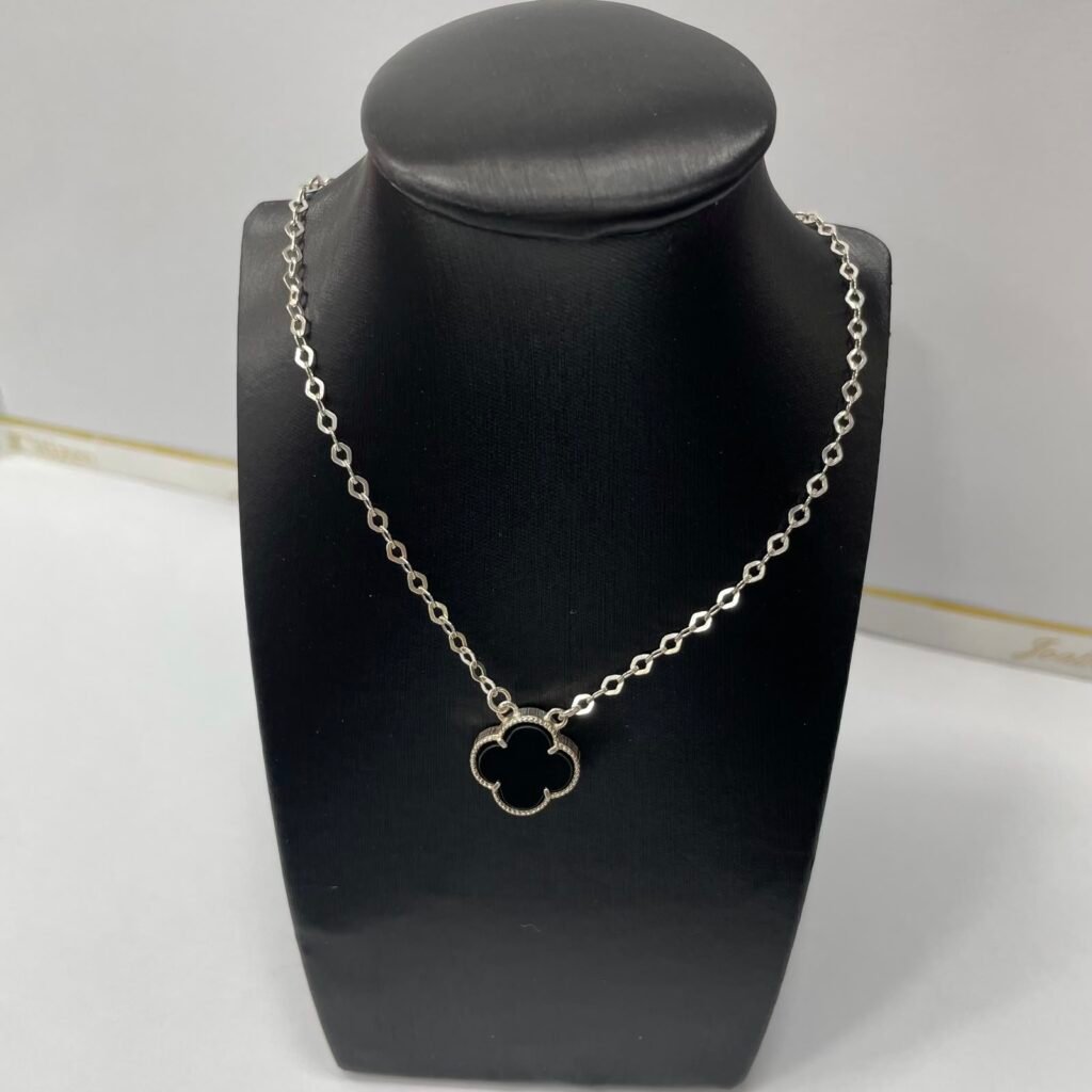 COLAR EM PRATA 925 COM TREVO- 85540