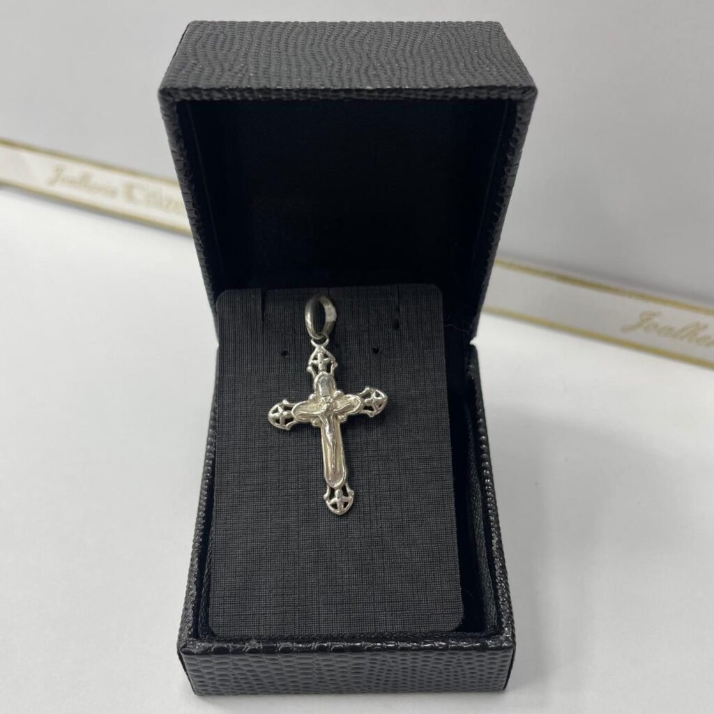 PINGENTE CRUZ COM CRISTO EM PRATA 925- 87094