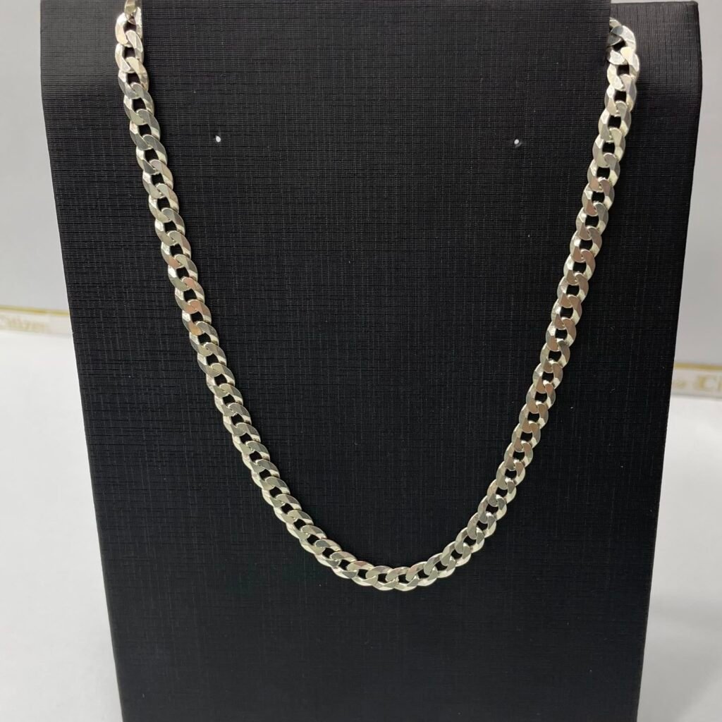 CORRENTE GROUMET GROSSA PRATA 925K-87179