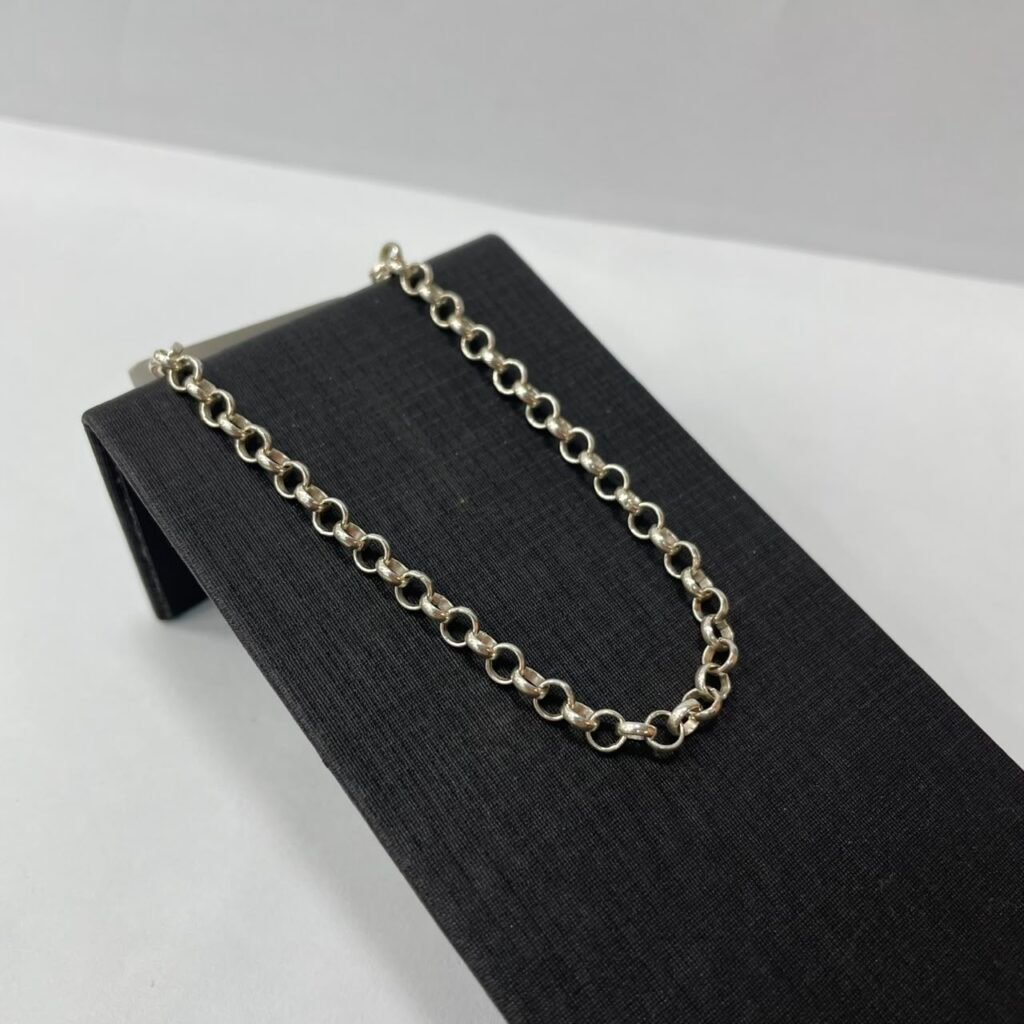PULSEIRA PORTUGUESA EM PRATA 925 COM 19CM- 87513