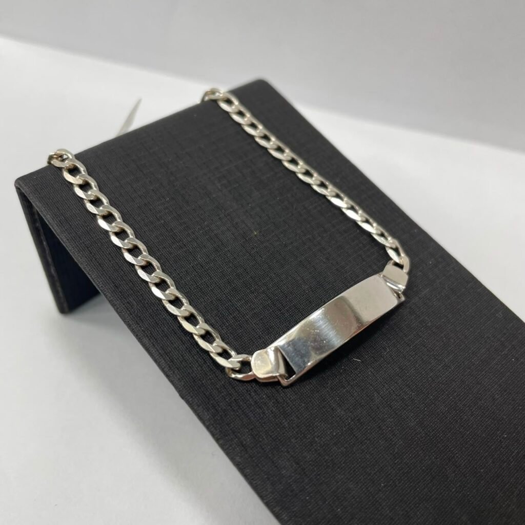 PULSEIRA GROUMET CHAPINHA EM PRATA 925- 89036