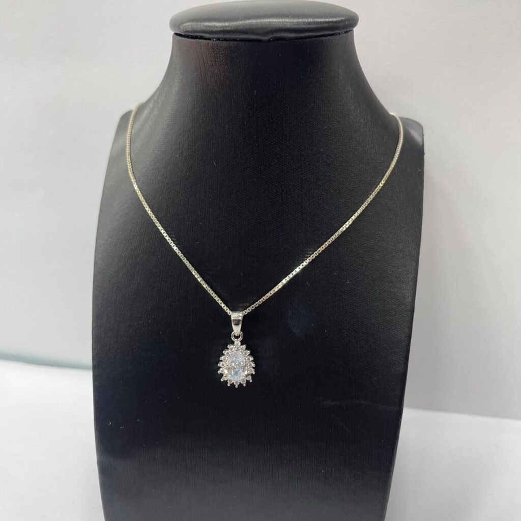 COLAR COM PINGENTE PRATA 925- 90230/450069-PG