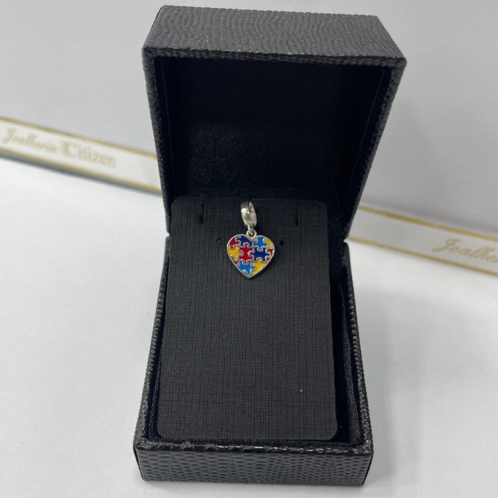 PINGENTE BERLOQUE AUTISMO EM PRATA 925- 91404