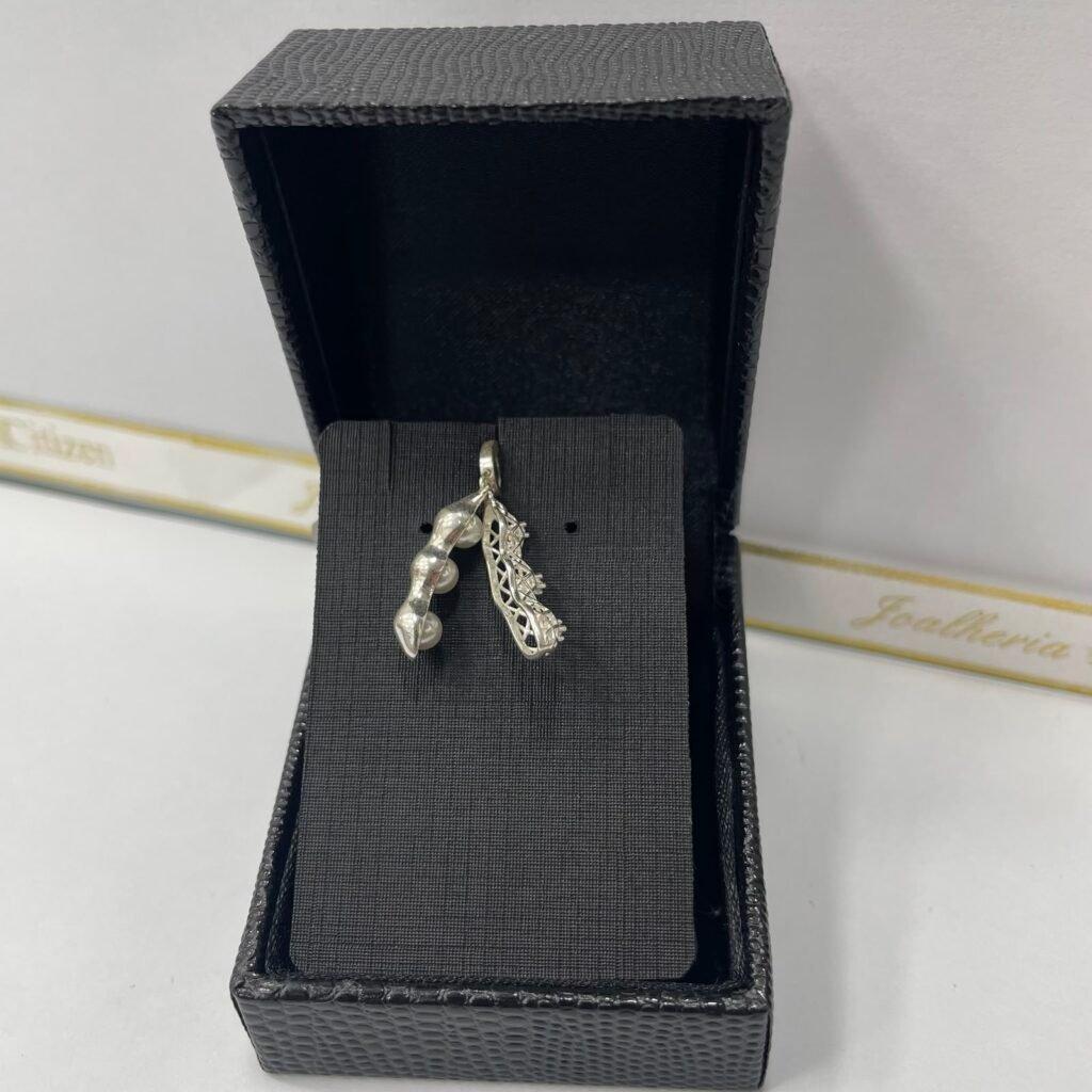 PINGENTE BERLOQUE SOJA EM PRATA 925- 91633