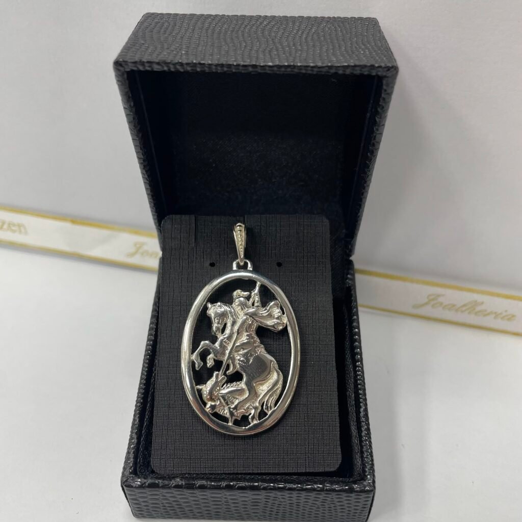 PINGENTE SÃO JORGE EM PRATA 925- 92883