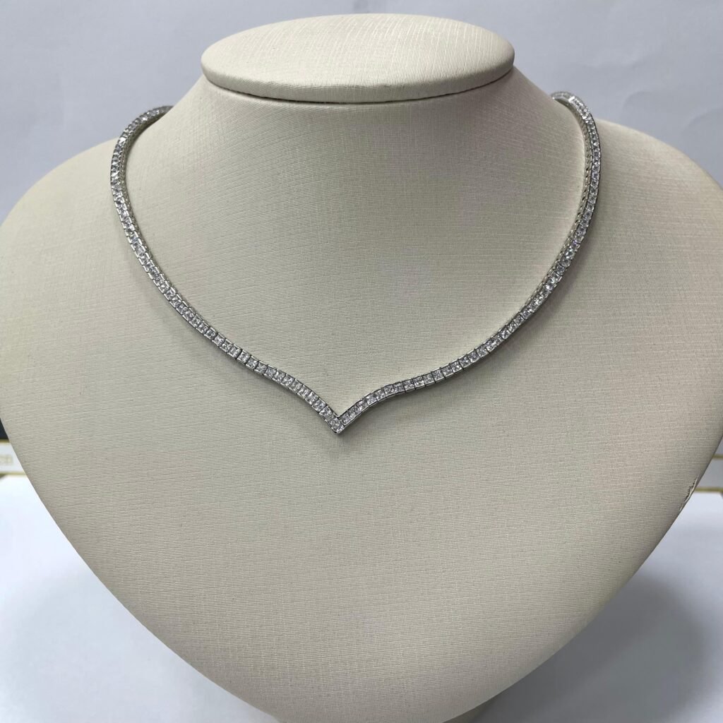 COLAR RIVIERA COM ZIRCÔNIAS EM PRATA 925- 96400