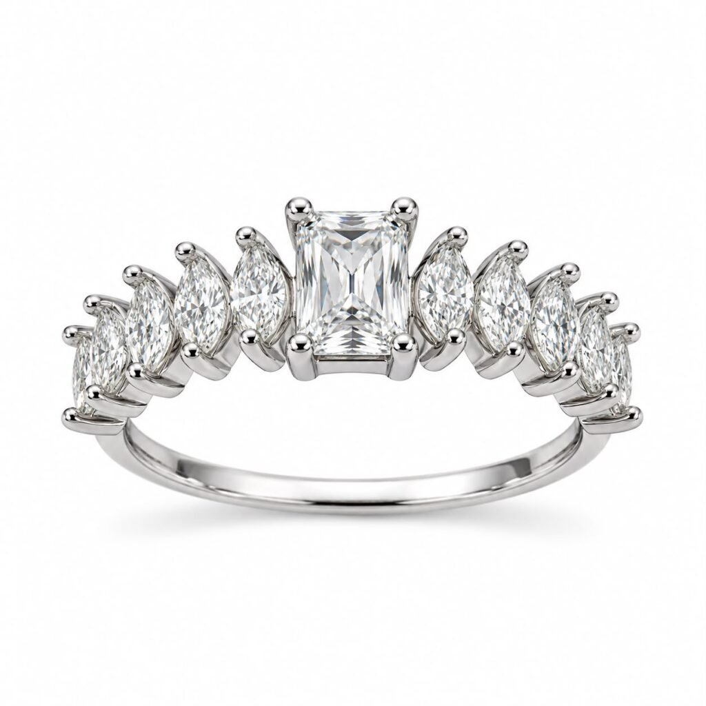 ANEL CRAVEJADO DE ZIRCÔNIAS EM PRATA 925- 97437-01