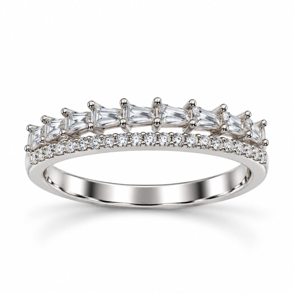 ANEL DOIS AROS EM PRATA 925 COM ZIRCÔNIAS- 459079-ANN